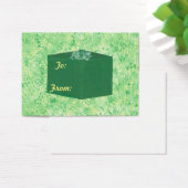 Groene Kerst cadeau Labels Visitekaartje (Bureau)