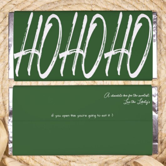 Groene kerst chocolade verpakking Hersheys XL Foto Afdruk