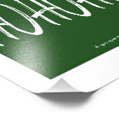 Groene kerst chocolade verpakking Hersheys XL Foto Afdruk (Hoek)