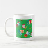 groene kerst emoji koffiemok (Links)