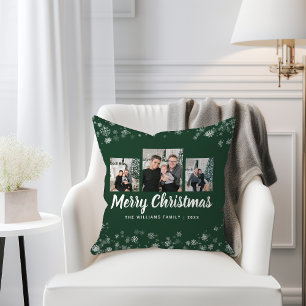 Groene Kerst Foto Kussen Deken Kussen Hoes Bank Ku