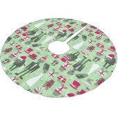 groene kerst monster bruid frankenstein kerstboom rok (Gekanteld)