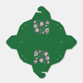 "Groene Kerst Ornament en Bell Favoriet Box" Bedankdoosjes (Uitgevouwen)