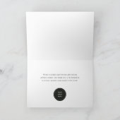 Groene Kerst Ornamenten Corporate Business Feestdagen Kaart (Binnen)