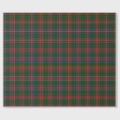 Groene Kerst Plaid Cadeaupapier (Vlak)