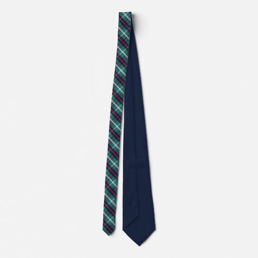 Groene Kerst Plaid Das (Achterkant)