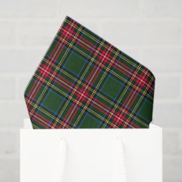 Groene Kerst Plaid Tissuepapier