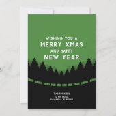 Groene Kerst vanuit het Bos Kaart (Voorkant)