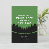Groene Kerst vanuit het Bos Kaart (Staand voorkant)