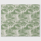 Groene Kerst Winter Wonderland | MEDIUM Cadeaupapier (Vlak)