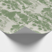 Groene Kerst Winter Wonderland | MEDIUM Cadeaupapier (Hoek)