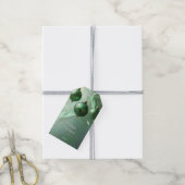 Groene Kerstbal Kerstcadeau Label Cadeaulabel (Met Touw)