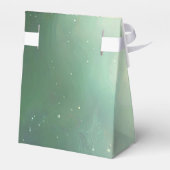 Groene Kerstbal Vakantiefavorietendoos Bedankdoosjes (Achterkant)