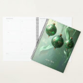 Groene Kerstbal Vakantieplanner Planner (Display)