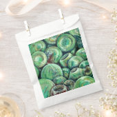 Groene kerstballen bedankzakje (Geknipt)