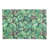 Groene kerstballen kussensloop (Voorkant)