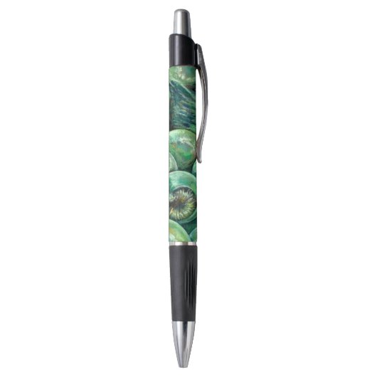Groene kerstballen pen (Achterkant (Verticaal))