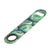 Groene kerstballen speed flessenopener (Voorkant Gekanteld)