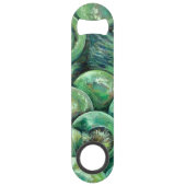 Groene kerstballen speed flessenopener (Achterkant)