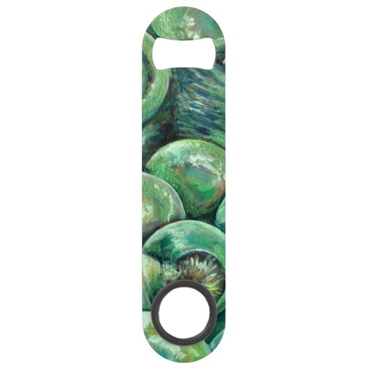 Groene kerstballen speed flessenopener (Achterkant)