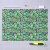 Groene kerstballen tissuepapier (Craft)