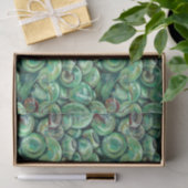 Groene kerstballen tissuepapier (Geschenk)