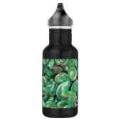 Groene kerstballen waterfles  (Rechts)