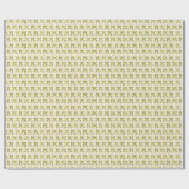 Groene kerstbogen en linten cadeaupapier (Vlak)