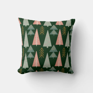 Groene Kerstbomen Kussen