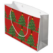 Groene kerstbomen Thunder_Cove Groot Cadeauzakje (Achterkant Gekanteld)