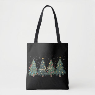 Groene Kerstbomen Vakantie Kerstmis  Tote Bag