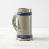 Groene kerstboom bierpul (Voorkant links)