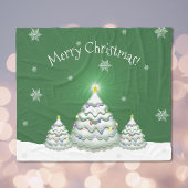 Groene kerstboom Blanket Fleece Deken