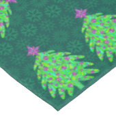 Groene Kerstboom Chic Elegant Gepersonaliseerd Tafelkleed (Gekanteld)