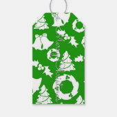 Groene kerstboom en Cadeaus cadeau Labels Cadeaulabel (Voorkant)