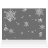 Groene kerstboom en sneeuwvlokken (Binnen Horizontaal (Boven))