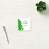 Groene kerstboom gelukkige verjaardag december win post-it® notes (Kantoor)