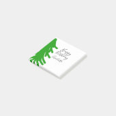 Groene kerstboom gelukkige verjaardag december win post-it® notes (Schuin)