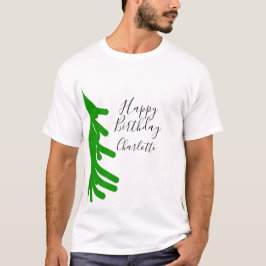 Groene kerstboom gelukkige verjaardag december win t-shirt