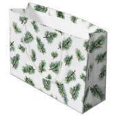 Groene Kerstboom Groot Cadeauzakje (Achterkant Gekanteld)