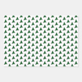 Groene kerstboom inpakpapier vel (Voorkant 2)