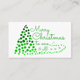 Groene Kerstboom Kerstfeest Ticket Uitnodiging Informatiekaartje