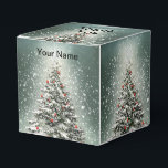 Groene Kerstboom Kleurrijke Ornamenten Witte Sneeu Bedankdoosjes<br><div class="desc">Groene Kerstboom Kleurrijke Ornamenten Witte Sneeuw Favoriete Boxen. Uniek,  mooi,  stijlvol design. Makkelijk te personaliseren. Lettertypestijl,  -grootte en -kleuren kunnen worden gewijzigd. Overeenkomende objecten beschikbaar.</div>