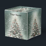Groene Kerstboom Kleurrijke Ornamenten Witte Sneeu Bedankdoosjes<br><div class="desc">Groene Kerstboom Kleurrijke Ornamenten Witte Sneeuw Favoriete Boxen. Uniek,  mooi,  stijlvol design. Makkelijk te personaliseren. Lettertypestijl,  -grootte en -kleuren kunnen worden gewijzigd. Overeenkomende objecten beschikbaar.</div>
