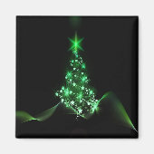 Groene kerstboom magneet (Voorkant)