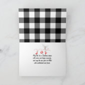 Groene kerstboom op speldenkaart kaart (Binnen)