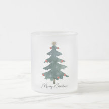 Groene kerstboom Ornamenten Vrolijk kerstfeest