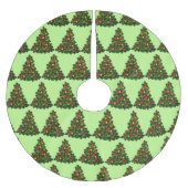 Groene Kerstboom Patroon Land Kerstboom Rok (Voorkant)
