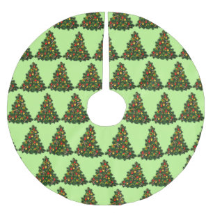 Groene Kerstboom Patroon Land Kerstboom Rok