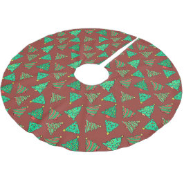 Groene kerstboom patroon | Red Kerstboom Rok
